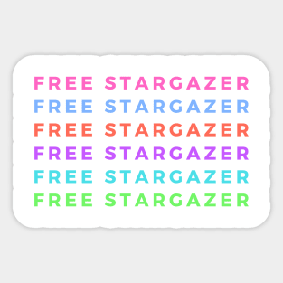 Free Stargazer Sticker